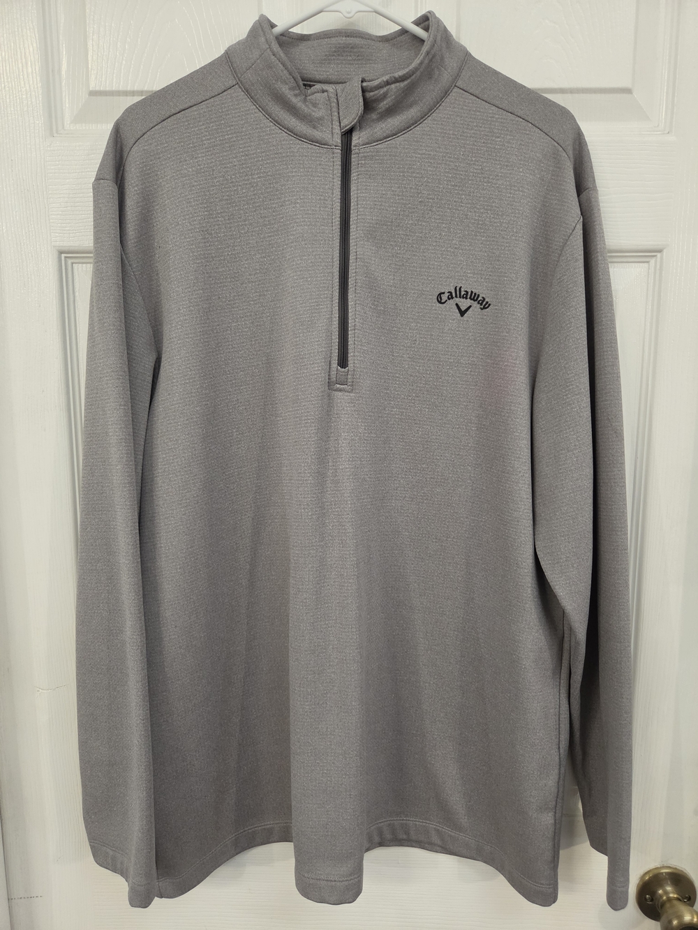 Callaway Gray Lightweight 1/4-Zip Shirt Jacket